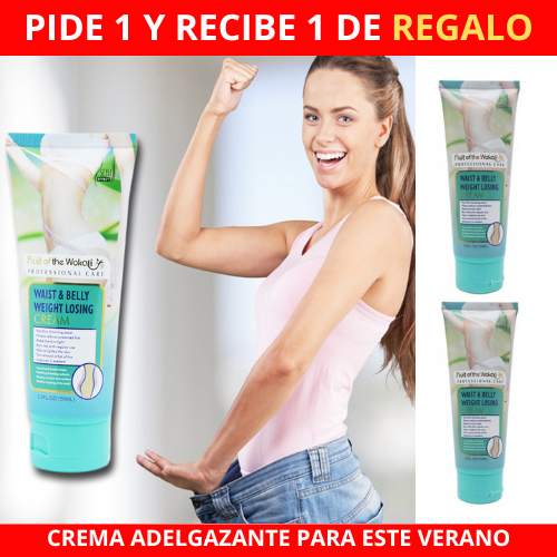 (OFERTA DE VERANO PIDE + 1 DE REGALO) Crema Adelgazante Reduce Tallas