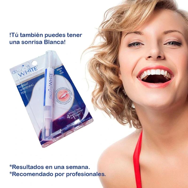 Lapiz Blanqueador Dental White Pack de 4 unidades